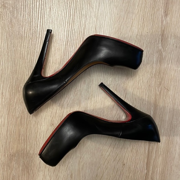 Louboutin Rolando 120MM in Black Kid Leather - 37 - Picture 6 of 9